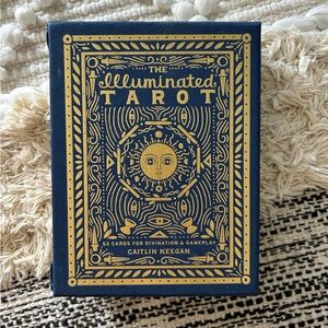 Illuminated Tarot Deck - Navy and Gold